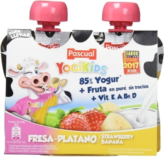 Picture of PASCUAL YOGI 4PK STRW/BAN 80G